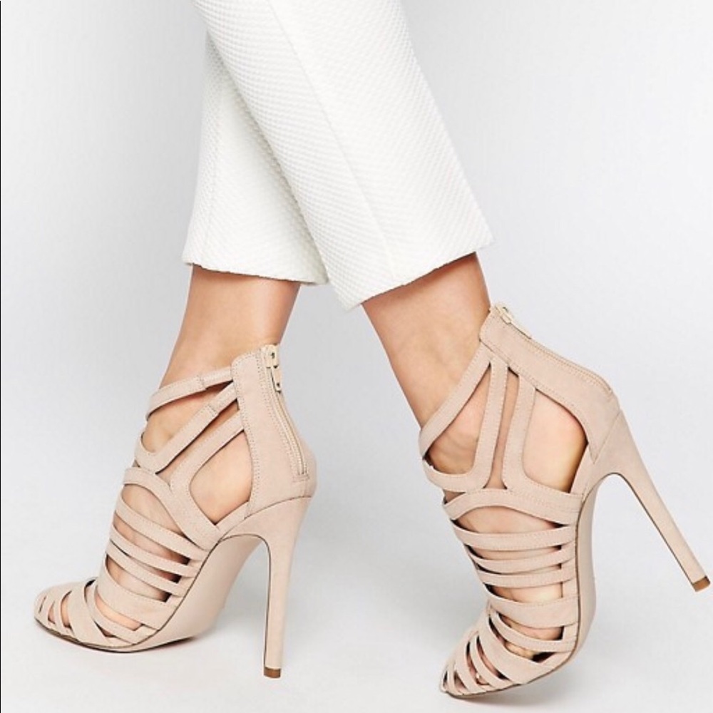 ASOS ELKO Caged High Heels